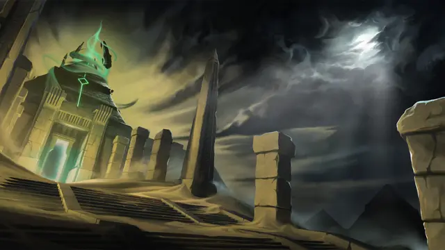Cursed Crypt: 1434 Hero MainGame Background